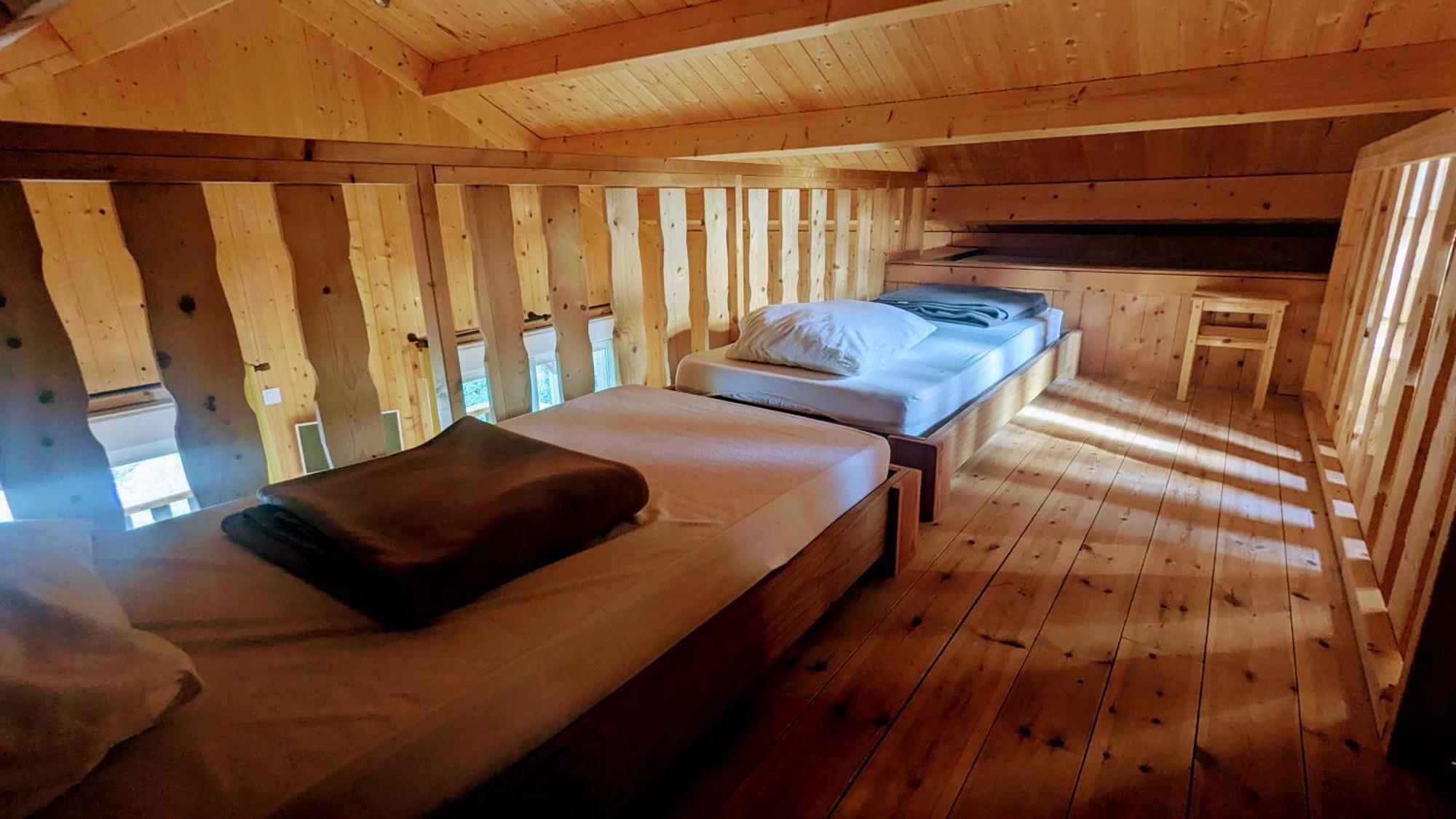 Cabanes Et Lodges Du Belvedere Serrieres-sur-Ain Esterno foto