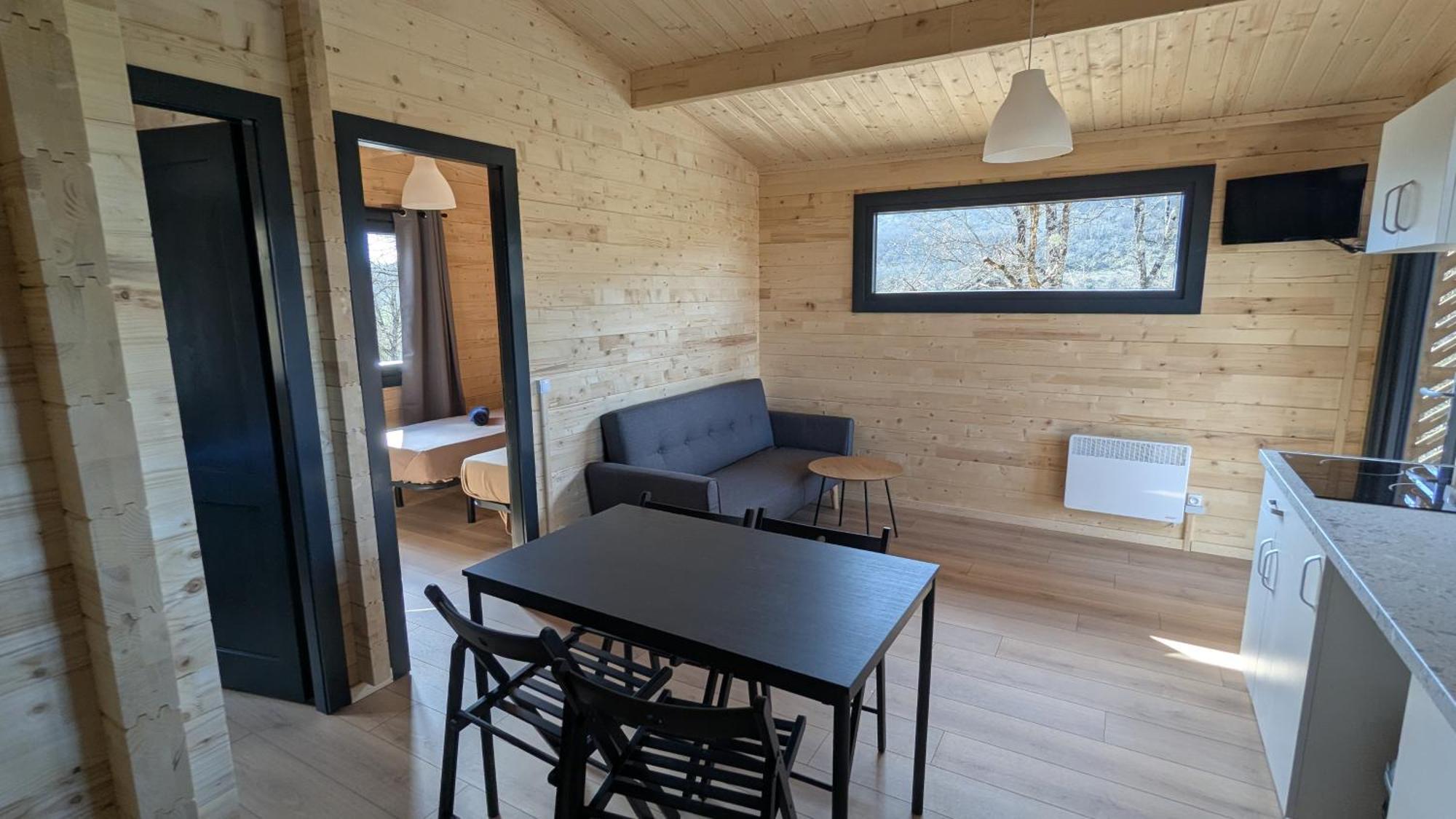 Cabanes Et Lodges Du Belvedere Serrieres-sur-Ain Esterno foto